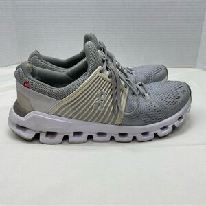 ON Running Cloudswift 3 White Gray Lace-Up Running Shoes Casual Women’s Size 7